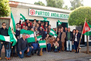 Los Andalucistas isleños se reúnen para celebrar el 28F