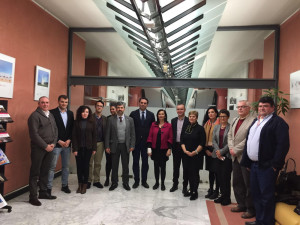 Los municipios que conforman la Ruta de Blas Infante mantuvieron una reunión con el Consejero de Turismo de la Junta de Andalucía