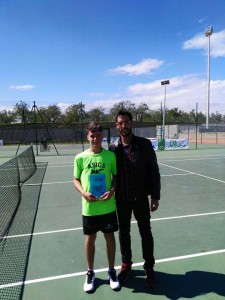 El tenista Isleño Nicolás Vicente Elena Campeón del Torneo Provincial Cadete