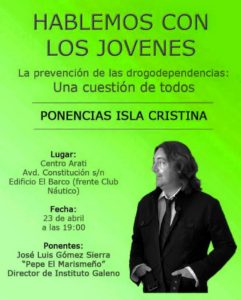 Pepe el Marismeño ofrece una conferencia en el Centro ARATI de Isla Cristina