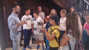 Alumnos del CEIP “Virgen del Carmen”, de Punta del Moral, conocen Isla Cristina de la mano del Delegado de Patrimonio