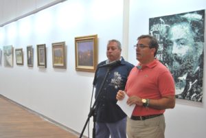 Francisco González, junto a Francis Zamudio, inaugura la muestra
