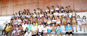 Clausurados los cursos de verano de natación en Isla Cristina