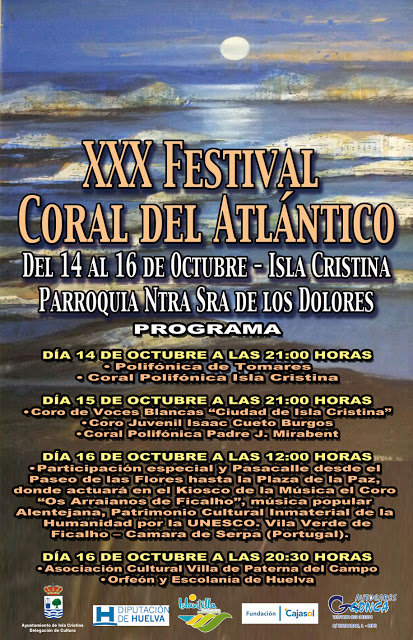 Isla Cristina acoge desde este viernes el XXX Festival Coral del Atlántico