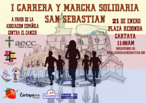 Cartaya celebra la I Carrera y Marcha Solidaria San Sebastián