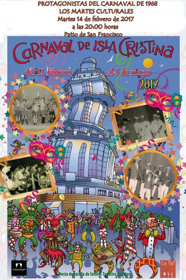 Protagonistas del Carnaval de 1968 en los Martes Culturales de Isla Cristina