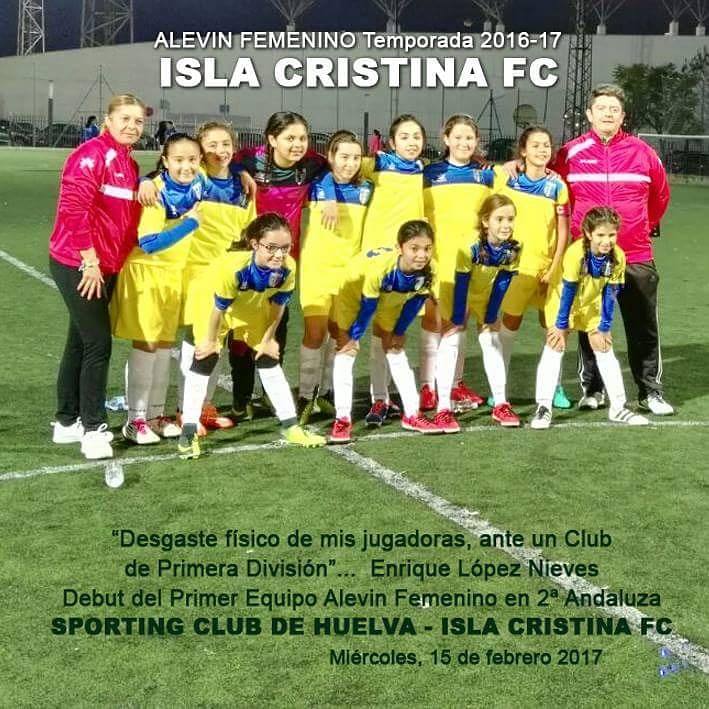 Prometedor debut del alevín femenino del Isla Cristina F.C.