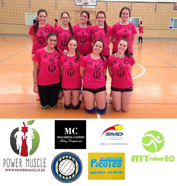 Gran victoria del juvenil Voleibol Isla Cristina en Trigueros