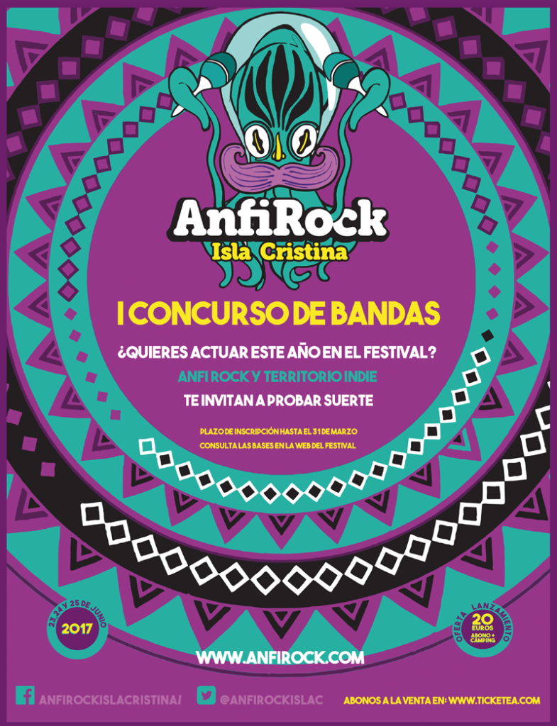 I Concurso de Bandas Anfi Rock/ Territorio Indie en Isla Cristina