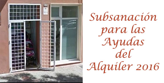 El próximo martes día 14 finaliza el plazo de Subsanación para las Ayudas del Alquiler en Isla Cristina