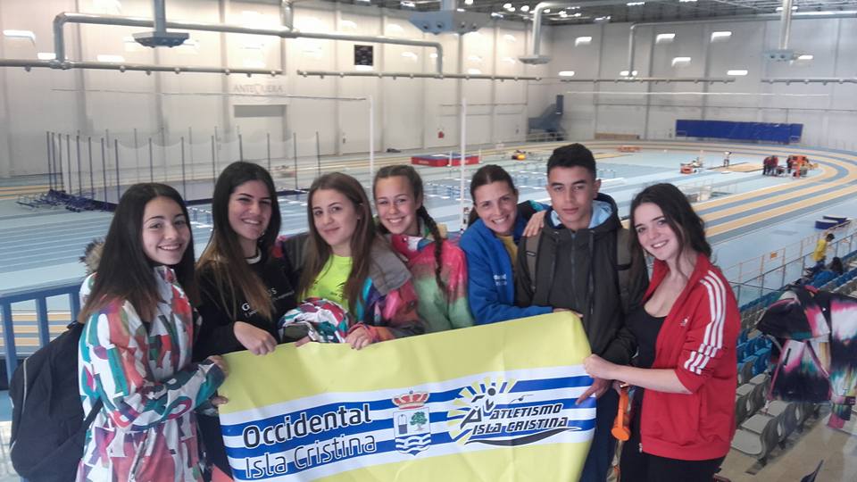 Cuatro medallas del atletismo cadete onubense en Málaga