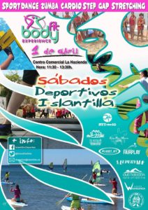 Gran jornada de FITNESS con Sport Dance, Zumba, Cardio Step & GAP y Stretching,  en el Centro Comercial ‘La Hacienda’ de Islantilla