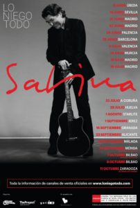 Joaquín Sabina actuará en el Estadio Iberoamericano en su regreso a los escenarios