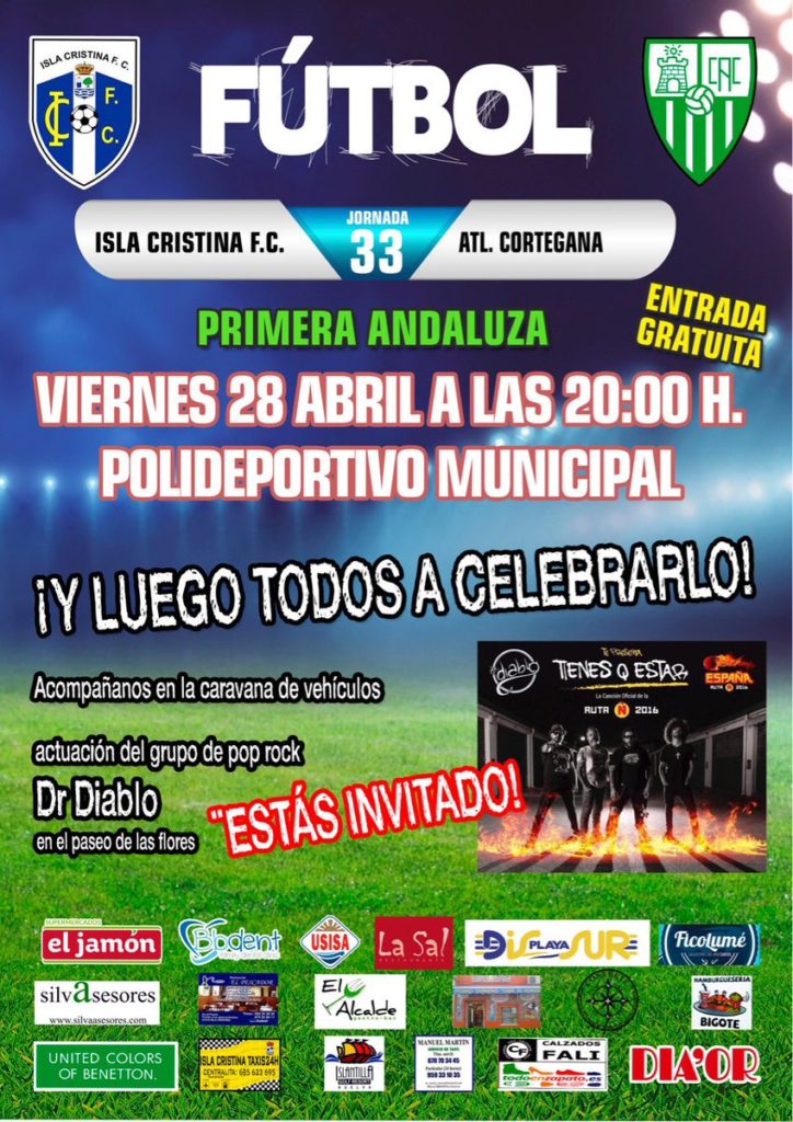 Este viernes la fiesta del fútbol se celebra en Isla Cristina