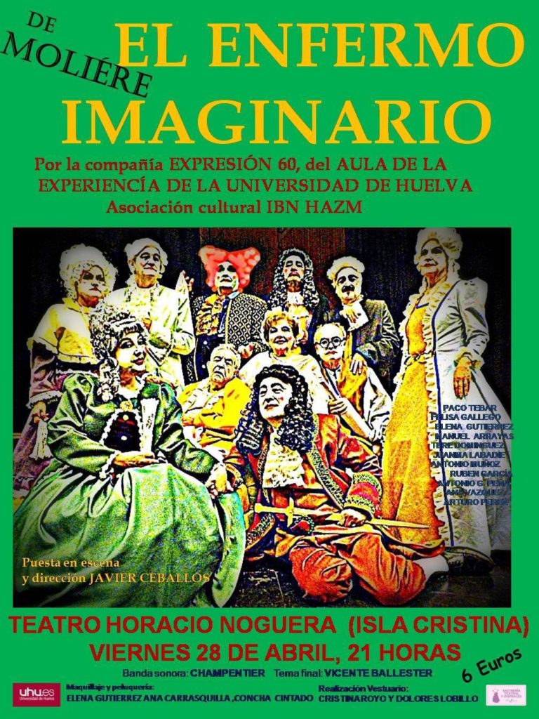 El Teatro Horacio Noguera de Isla Cristina acoge “El Enfermo Imaginario”