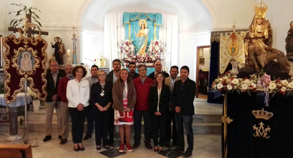 La Patrona de Isla Cristina, presente en el Rosario de Antorchas en Pozo del Camino