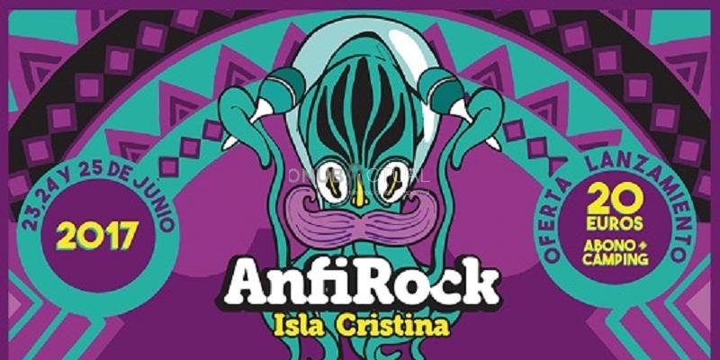 Isla Cristina acogerá del 23 al 25 de junio el festival de música Anfirock