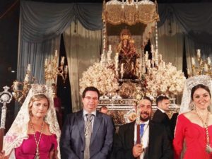 Isla Cristina, presente en el 25 Aniversario de la coronación de la Virgen Bella