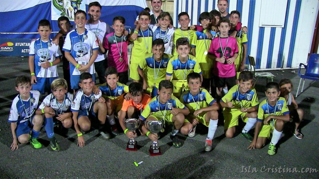 La cantera isleña triunfadora de la IV Isla Cristina Cup