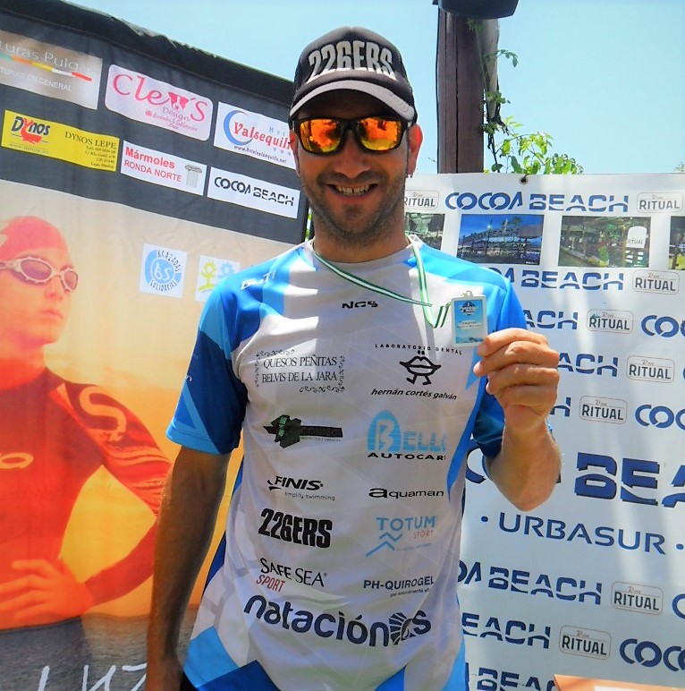 Rubén Gutiérrez, subcampeón absoluto de la I Travesía de Urbasur