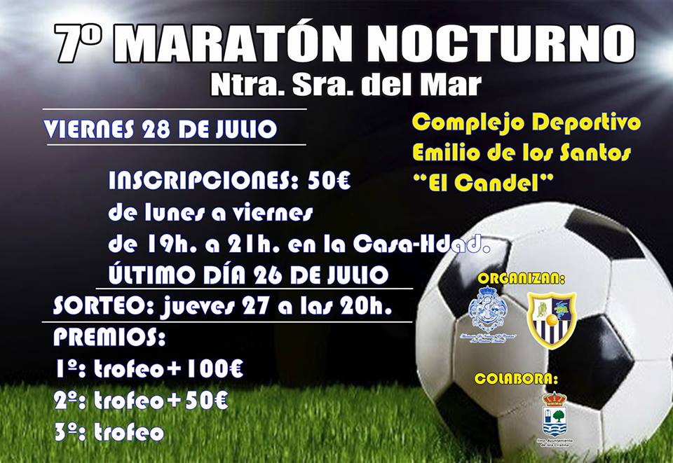 Isla Cristina acoge el “7º Maratón Nocturno Ntra., Sra. del Mar”
