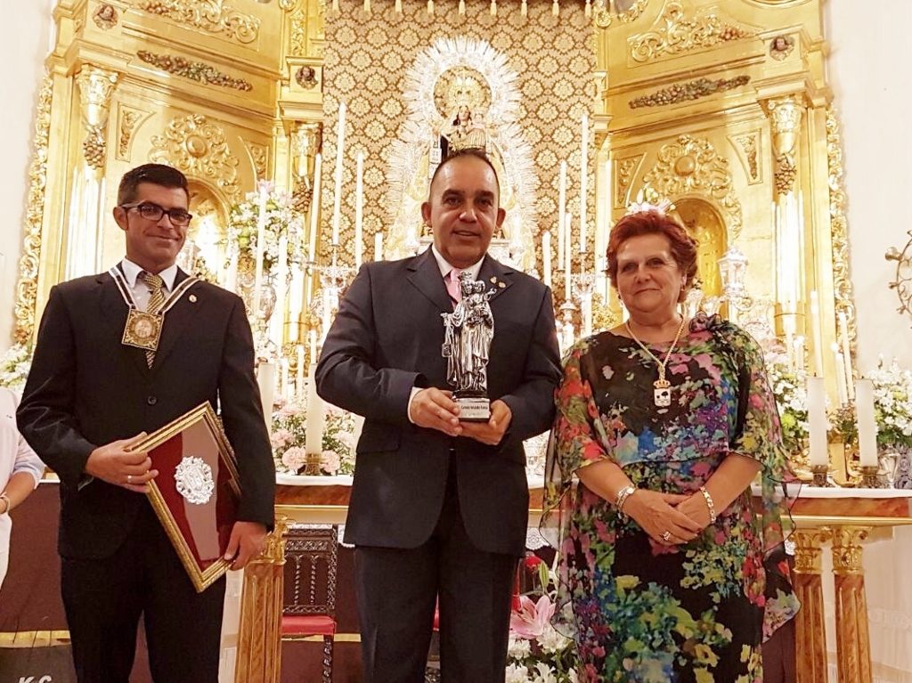 Exaltación de Carmelo Fernández a la Virgen del Carmen de Isla Cristina