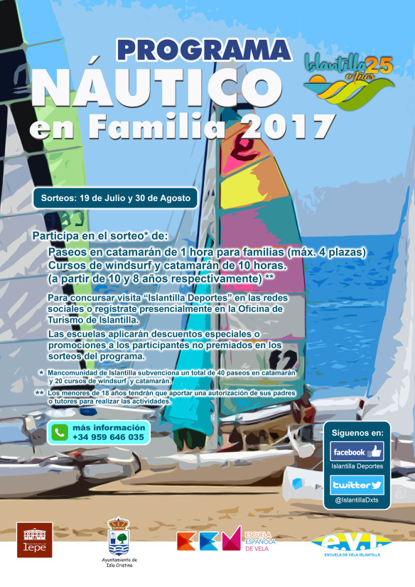 Programa Náutico en Familia de Islantilla 2017