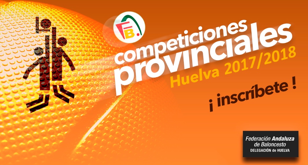 Abierto plazo inscripción Competiciones Provinciales de Baloncesto 2017/2018