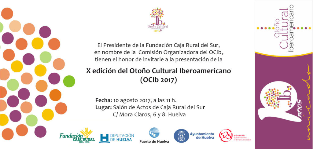 Presentación este jueves en Caja Rural del Sur de la nueva edición del Otoño Cultural Iberoamericano