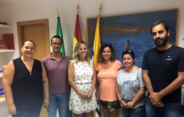 Concejalas de Canet de Mar visitan Isla Cristina