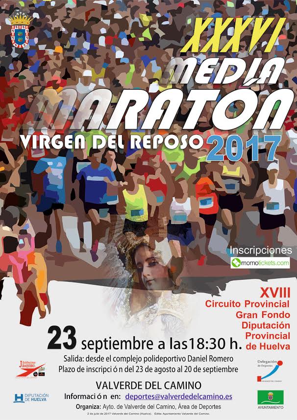 Valverde acoge la XXXVI Media Maratón Virgen del Reposo