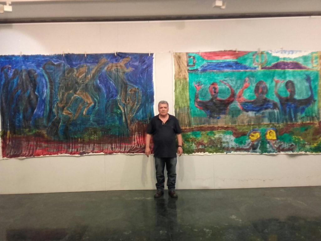 Domínguez Rangel muestra en Huelva su obra pictórica en Fundación Caja Rural del Sur