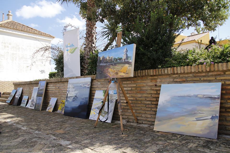 Imágenes del Concurso de Pintura Rápida 'Colores de Islantilla' celebrado en Isla Cristina