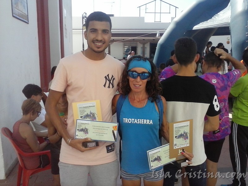 Zakaria Boufeljat y María Belmonte ganan la Carrera El Granado