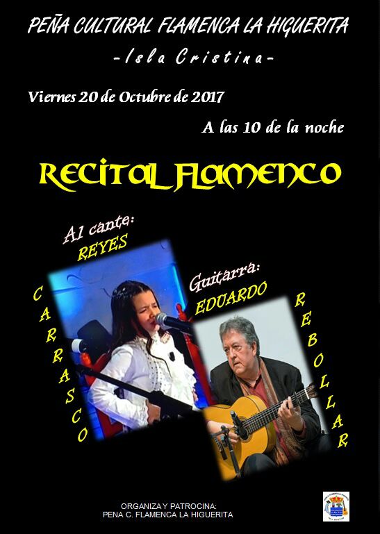 Recital flamenco en Isla Cristina de Reyes Carrasco