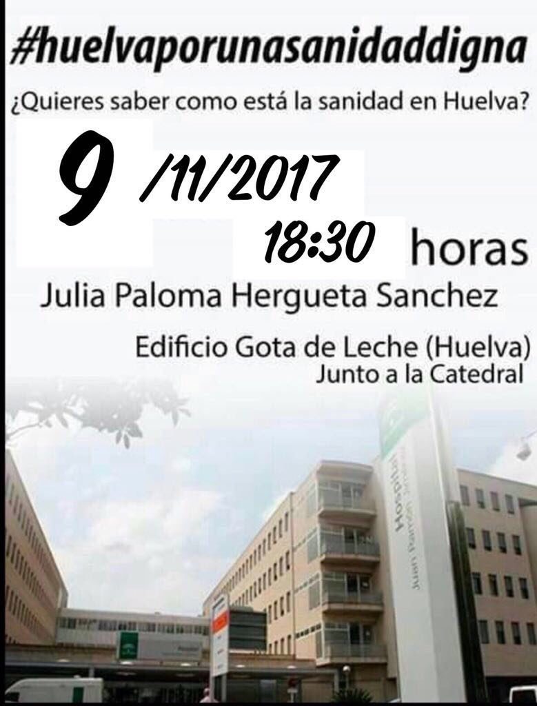 Charla informativa sobre la Sanidad en Huelva