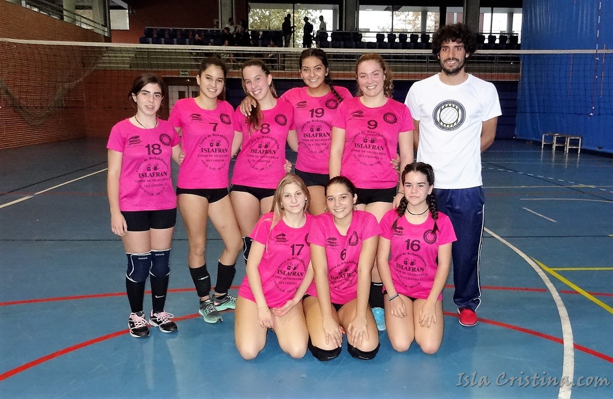 Las chicas cadetes de voleibol perdieron ante el San Juan