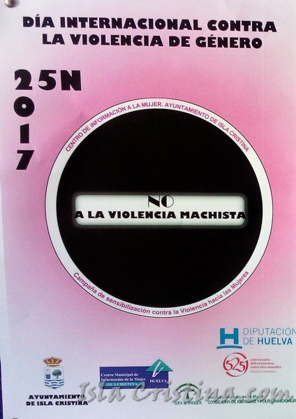 Campaña de sensibilización en Isla Cristina para la eliminación de la violencia contra las mujeres