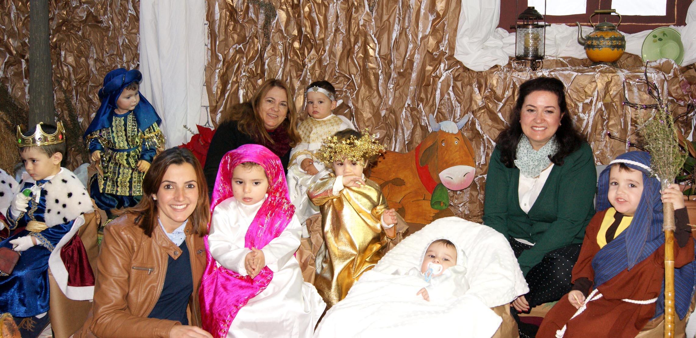 La Escuela Infantil de Isla Cristina Virgen del Rosario inaugura un Belén Viviente