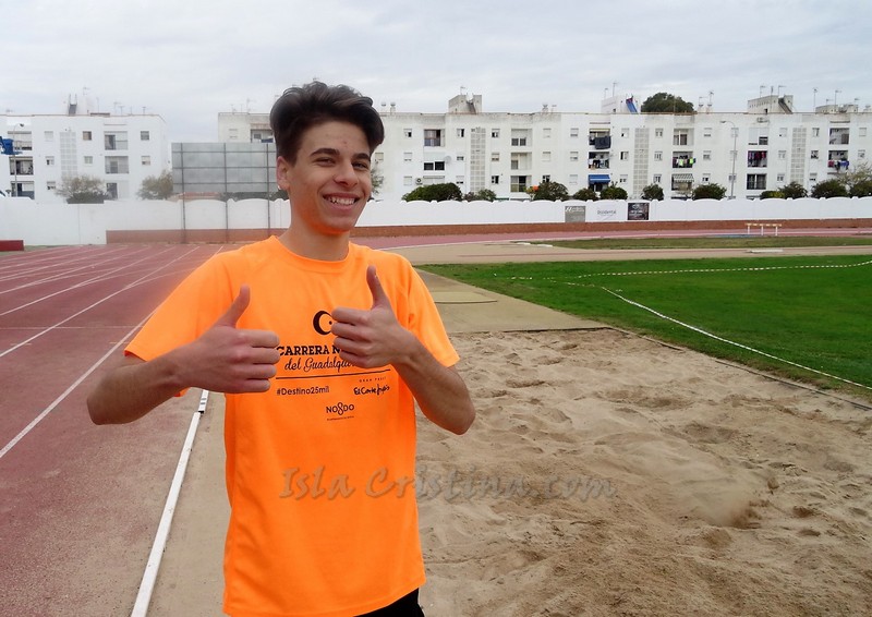 El atleta isleño Raúl Camacho compite en la Copa de Clubes Sub 20
