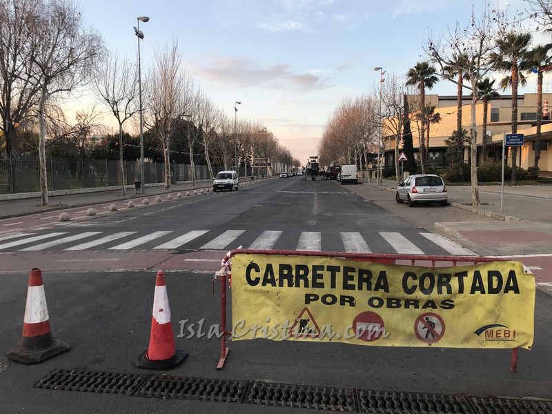Satisfacción en el PSOE isleño por el asfaltado de calles
