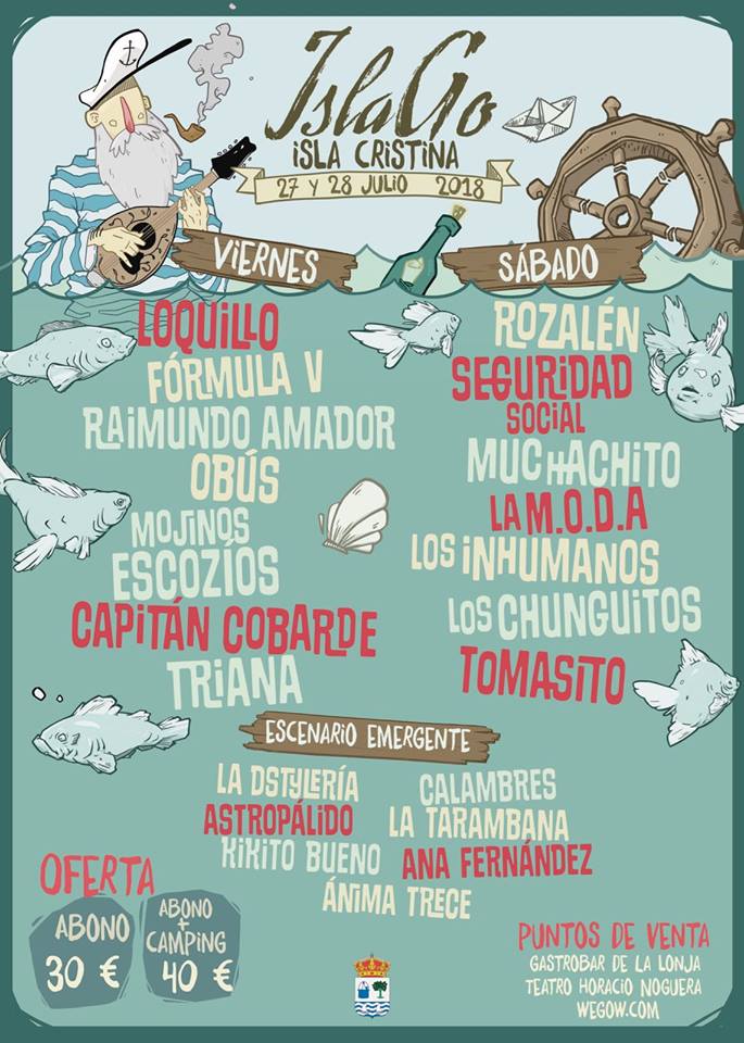 Cartel definitivo del Isla Go Festival 2018