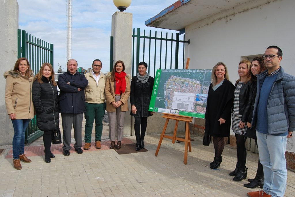Junta de Andalucía y Ayuntamiento de Isla Cristina presentan el comienzo de las obras del puerto pesquero