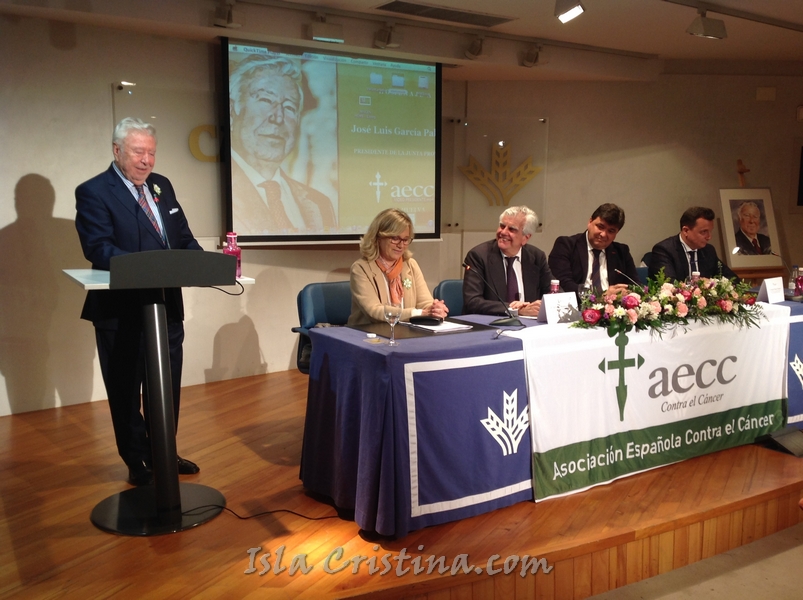José Luis García Palacios pone de manifiesto la labor que la AECC ha desarrollado en Huelva