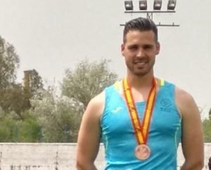 El atleta isleño Antonio Palma en el Andaluz 1ª División