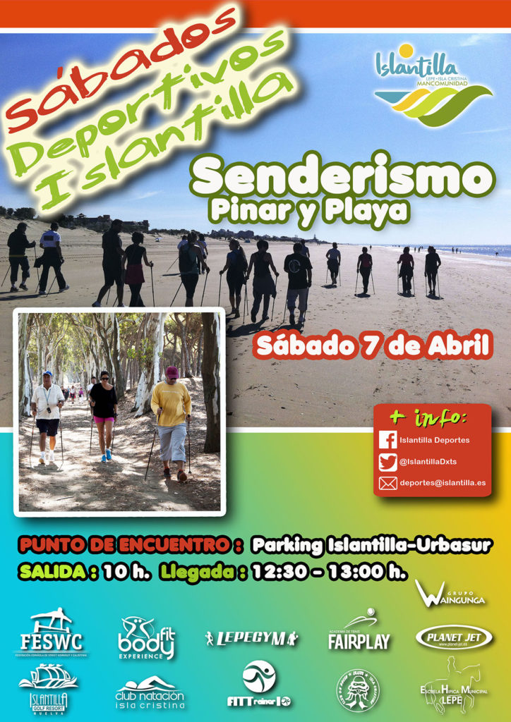 Senderismo en Pinar y Playa este fin de semana en los Sábados Deportivos de Islantilla