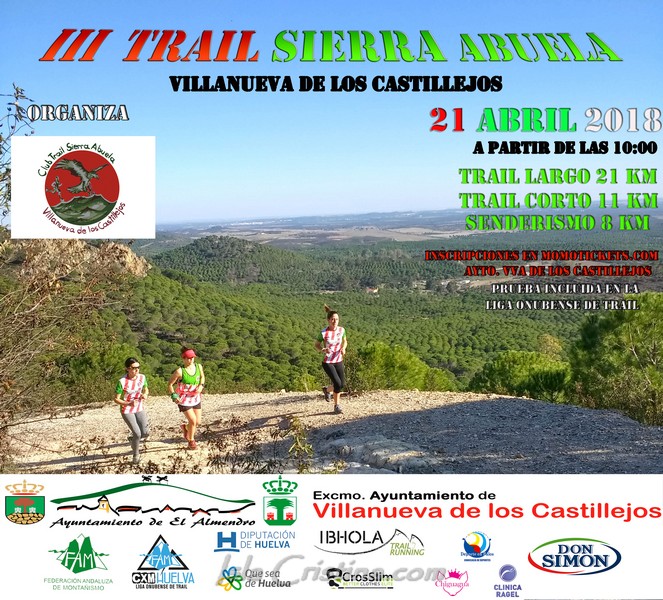 Castillejos y El Almendro albergan el Trail Sierra Abuela