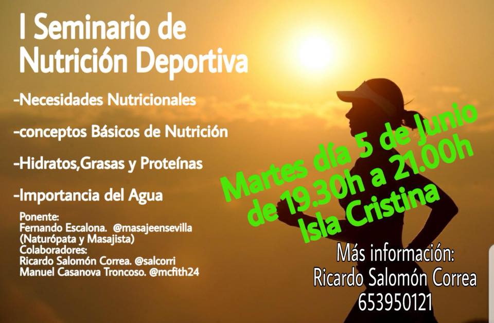 Isla Cristina acoge el “I Seminario de Nutrición Deportiva”