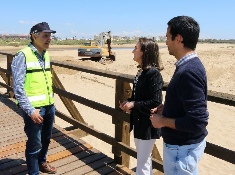 Comienzan las obras de emergencia en las playas de Isla Cristina