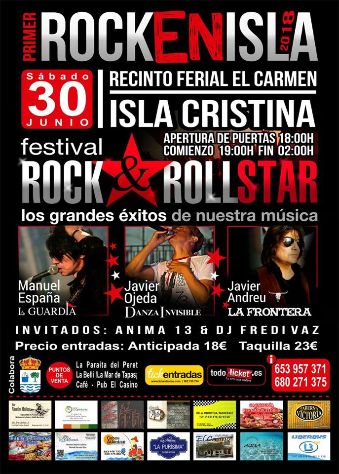 Primer Festival Rock en Isla Cristina